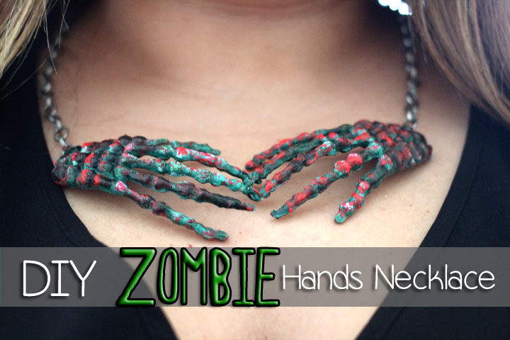 DIY Zombie Necklace Tutorial