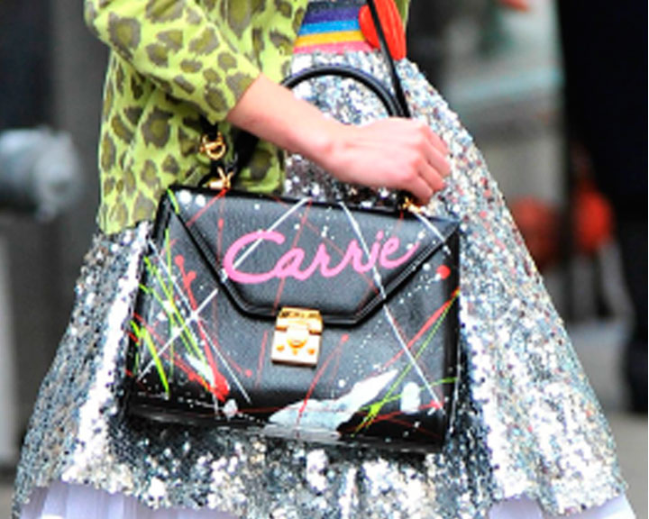 The Carrie Diaries personalised handbag is a must have
