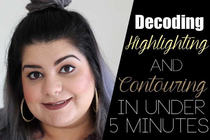 highlighting and contouring in under 5 minutes